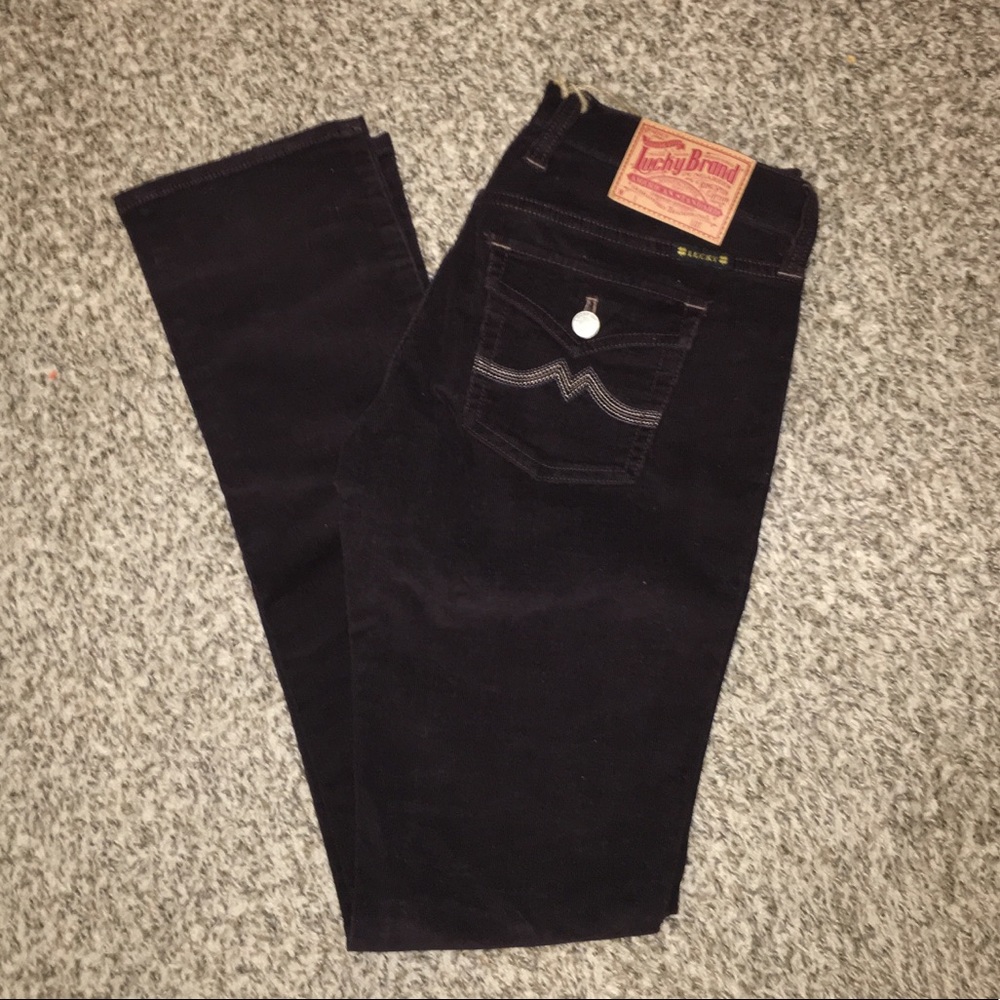 NWT Lucky brand velvet jeans